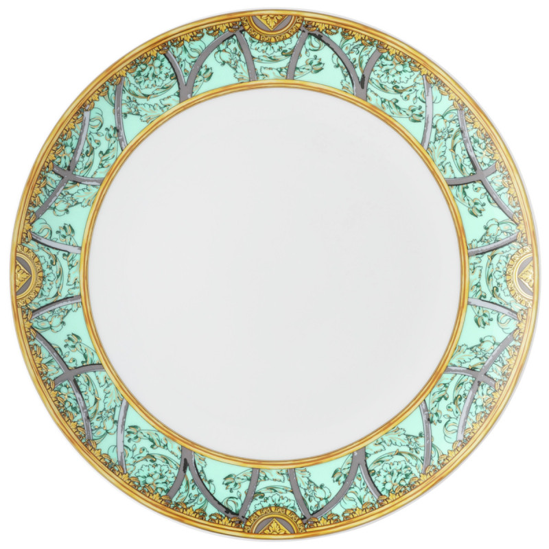 Talerz 28cm Versace Scala Palazzo Verde