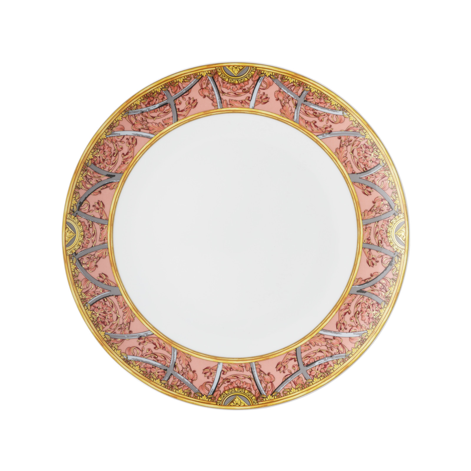 Talerz 28cm Versace Scala Palazzo Rosa
