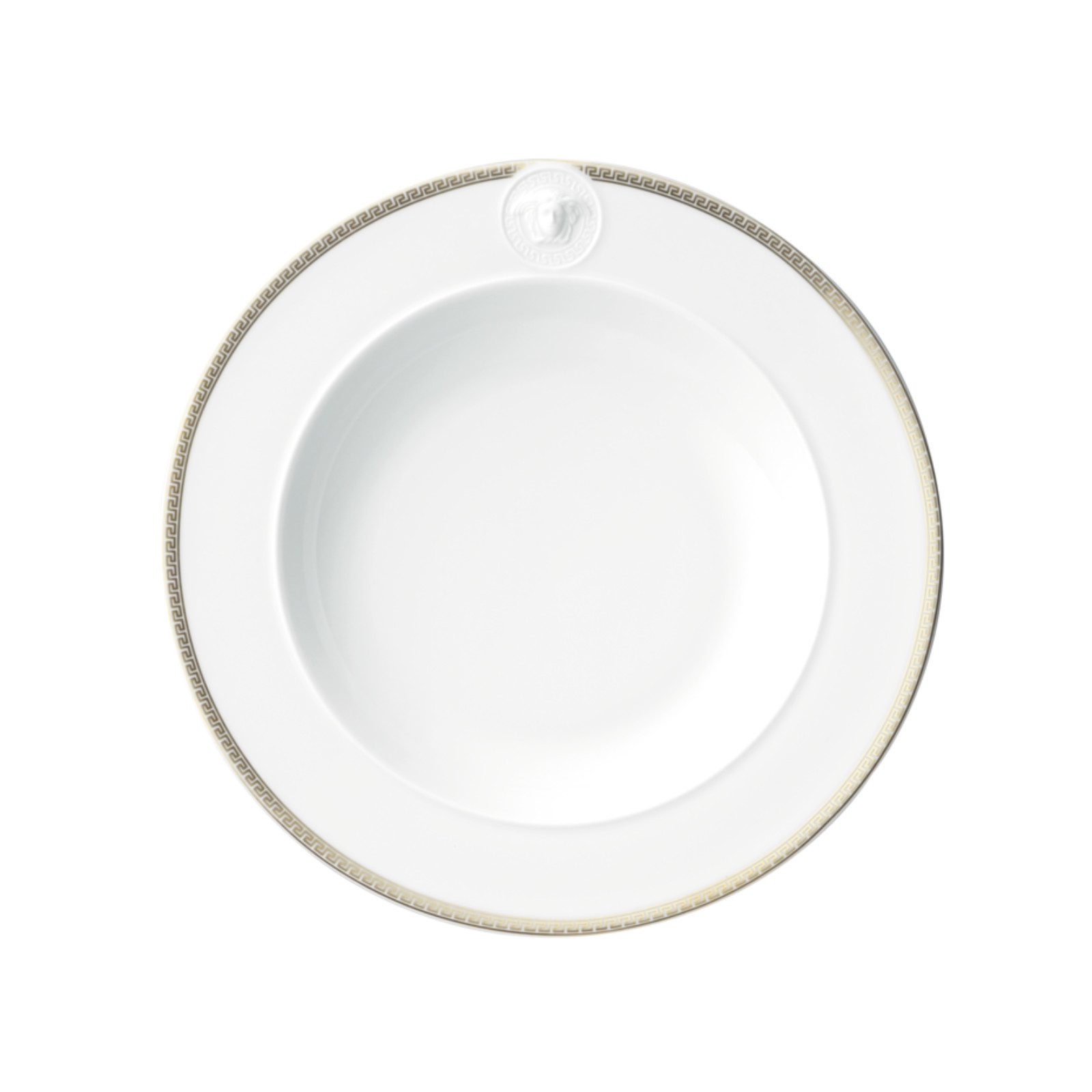 Talerz 22cm głęboki Versace Meandre DOr