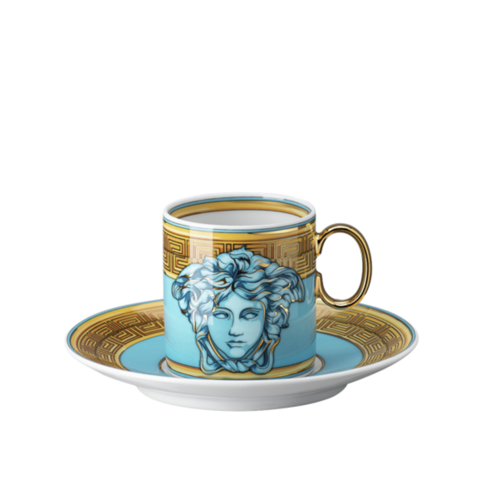 Filiżanka do espresso Versace Medusa Amplified Blue Coin