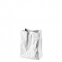 Wazon 10 cm Paper Bag biały