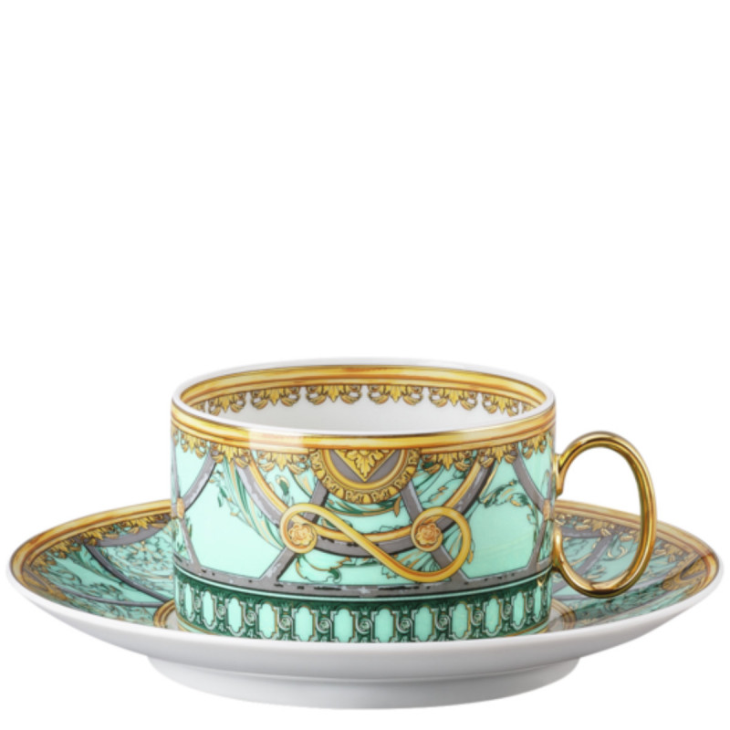 Filiżanka do herbaty Versace Scala Palazzo Verde