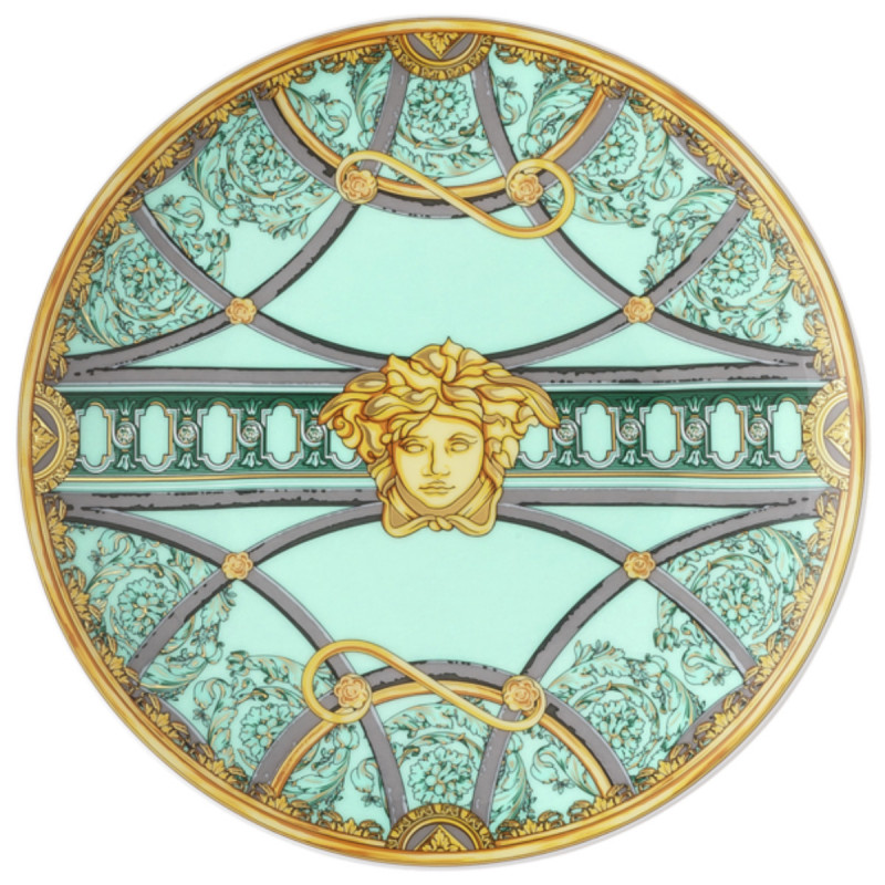 Talerz 17 cm Versace Scala Palazzo Verde