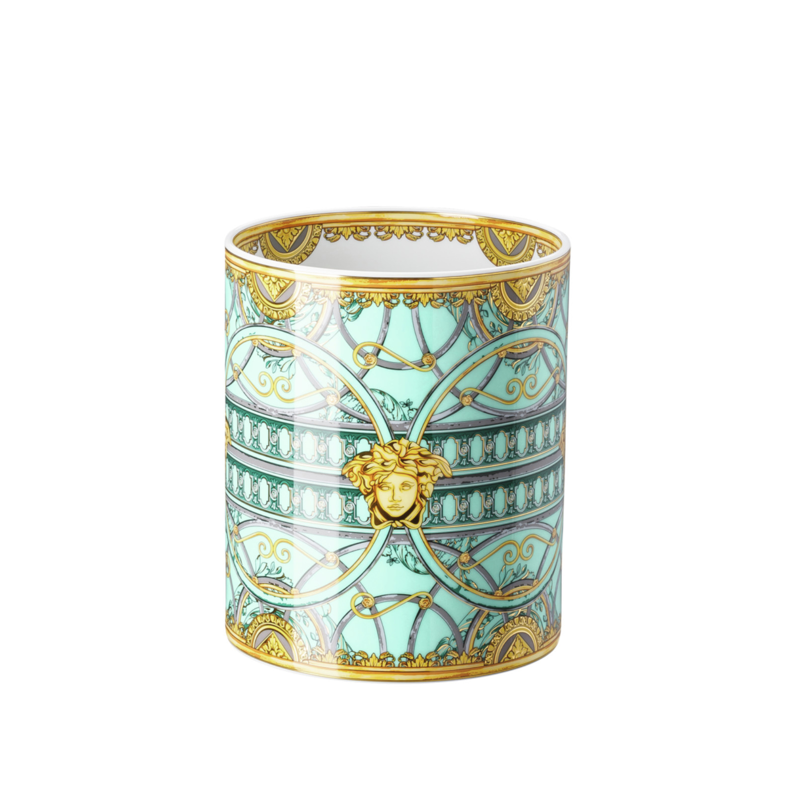 Wazon 18 cm Versace Scala Palazzo Verde