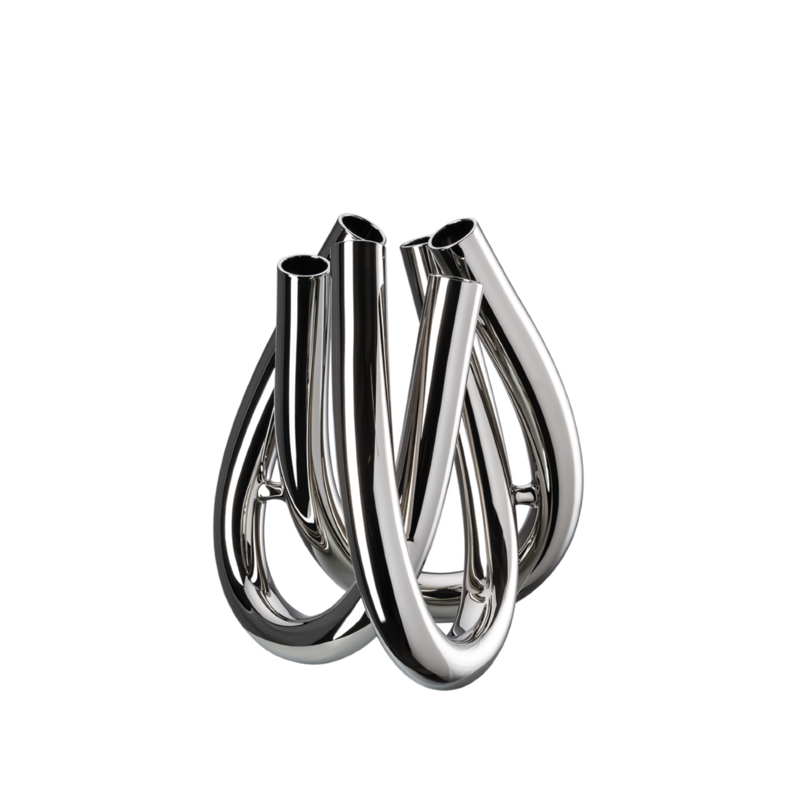 Wazon Triu srebrny 22 cm