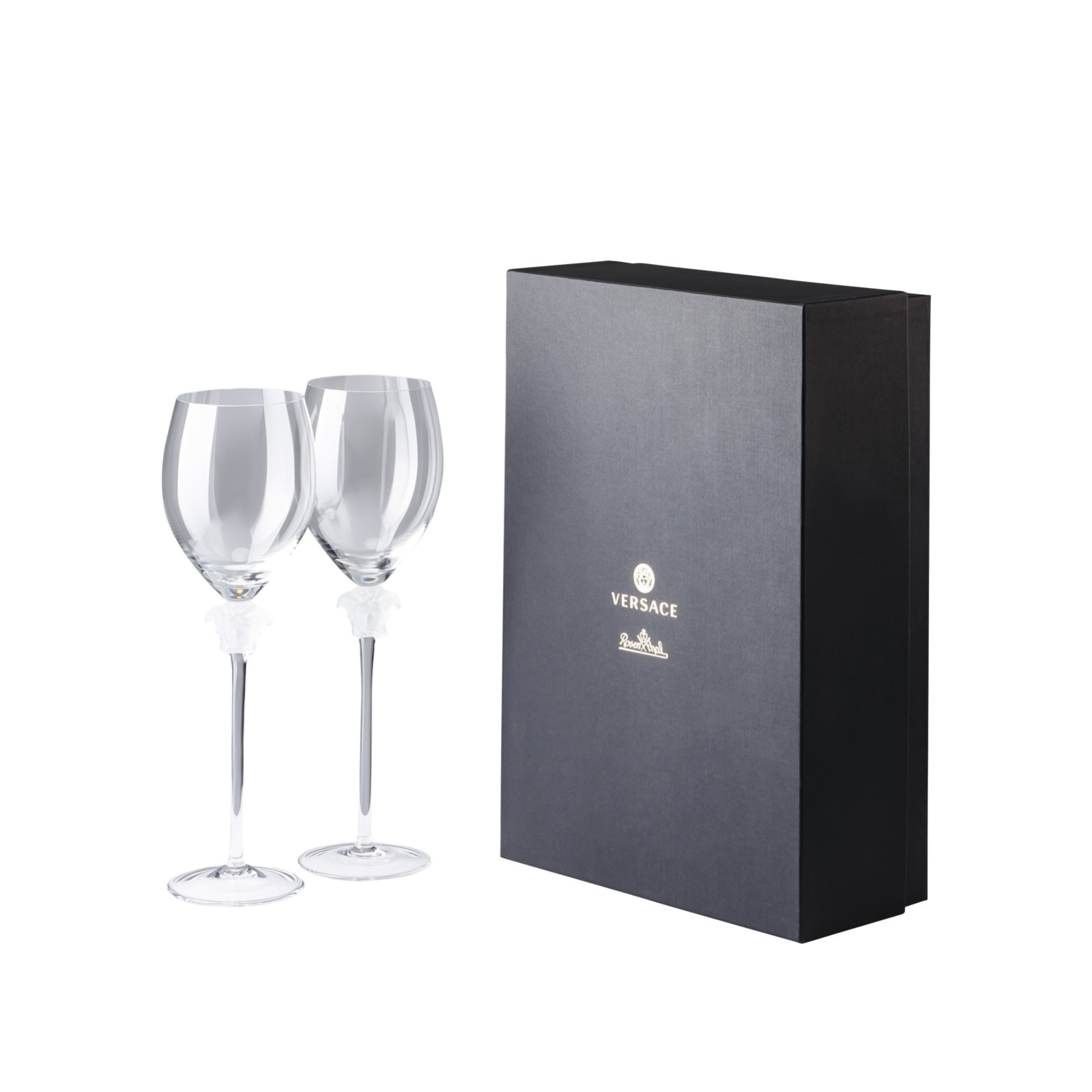Zestaw 2 kieliszków do wina czerwonego Versace Crystal Lumiere