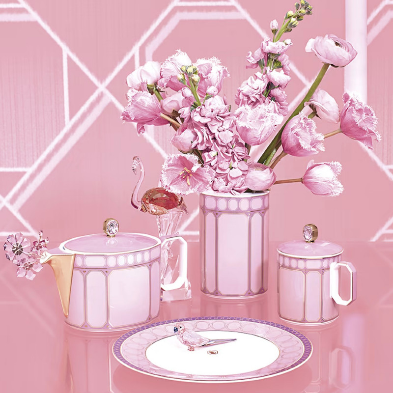 Dzbanek do herbaty (dla 2 osób) Signum różowy