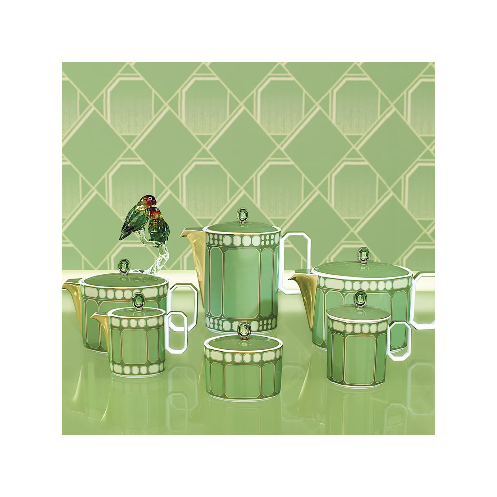 Dzbanek do herbaty (dla 6 osób) Signum zielony