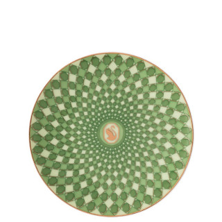 Talerz 10 cm Signum zielony