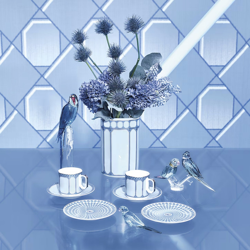 Talerz 10 cm Signum niebieski