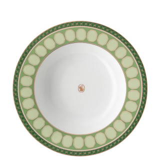 Talerz głęboki 24 cm Signum zielony