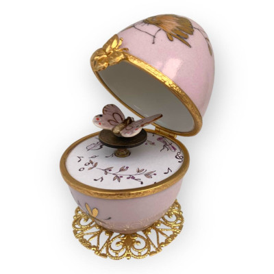 Limoges porcelanowe jajka pozytywki