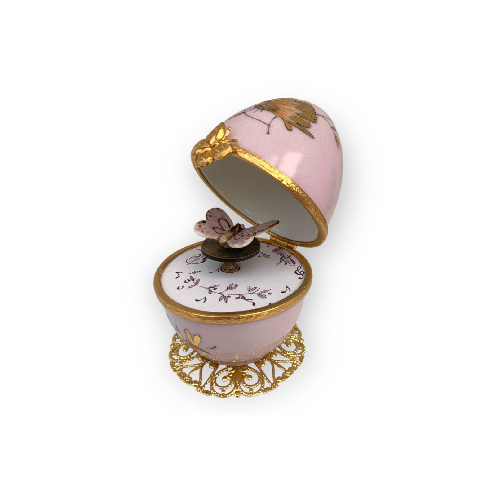 Limoges porcelanowe jajka pozytywki