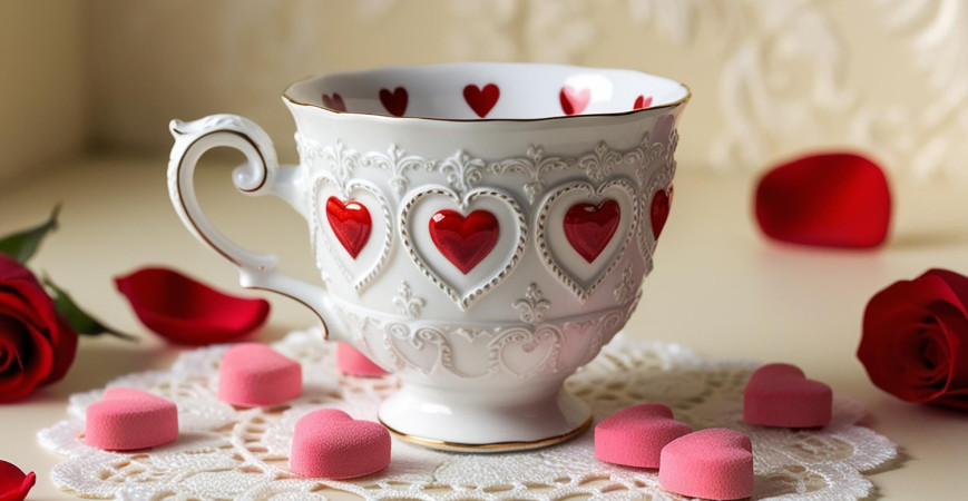 Walentynki z klasą: Porcelanowe symbole miłości